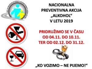 NACIONALNA AKCIJA ALKOHOL 2019 SPV